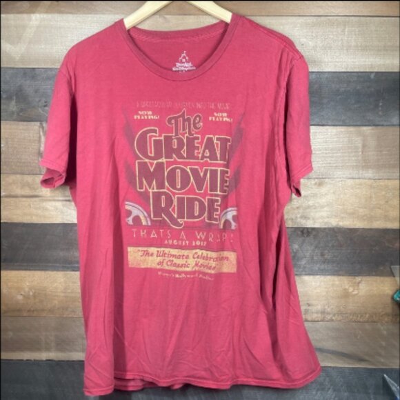 Disney Great Movie Ride Tee XL Disneyland Hollywood Studios August 2017 - Picture 1 of 6